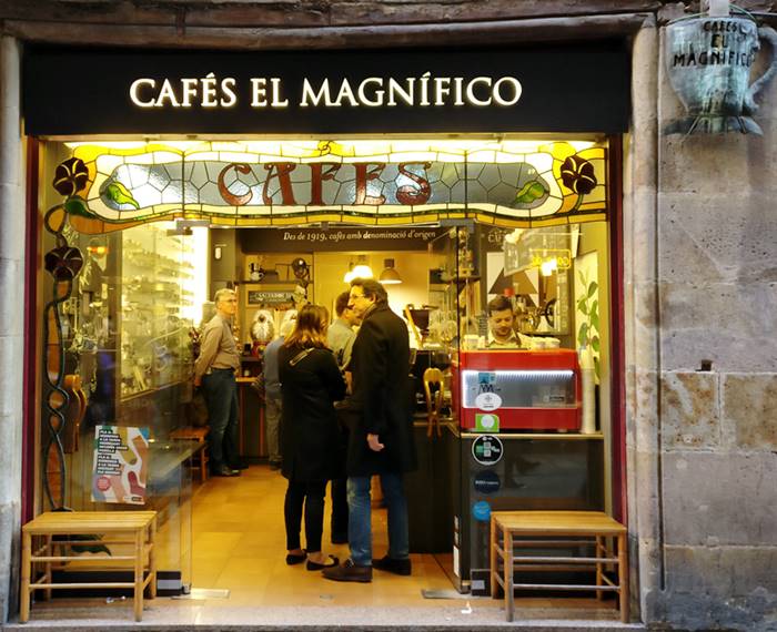 Cafes El Magnifico in Barcelona