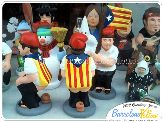 Barcelona caganer figures