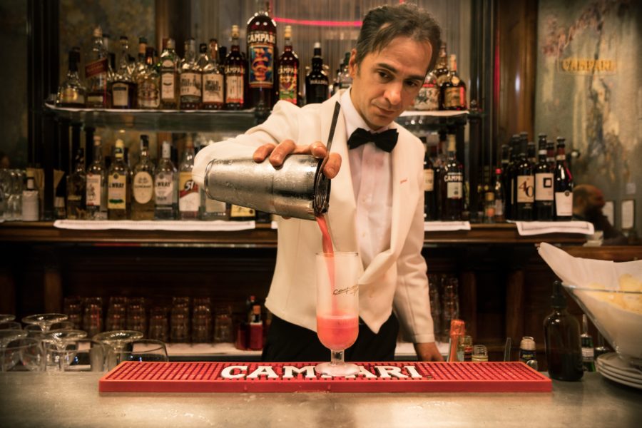 Barman at Dry Martini in Barcelona